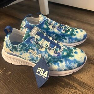 Fila Blue and White Sneakers Brand New!!